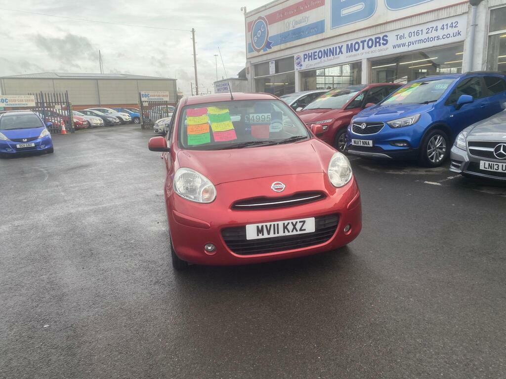 Nissan Micra 1.2 12V Acenta Cvt Euro 5 Red