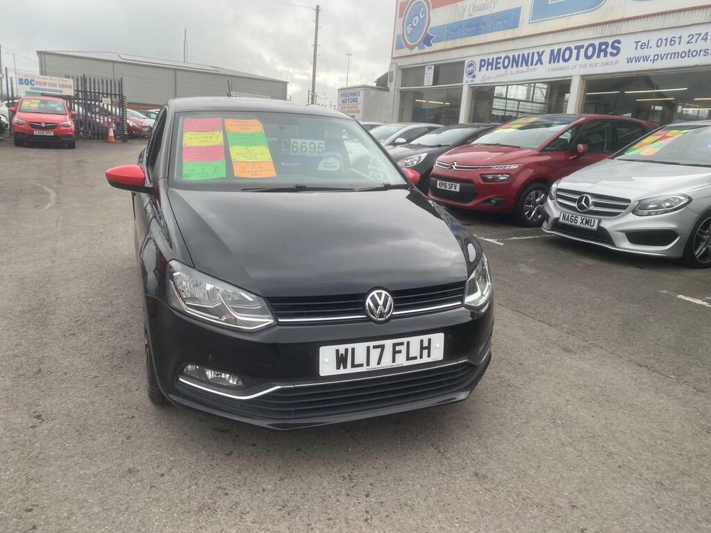 Volkswagen Polo 1.4 Tdi Bluemotion Tech Beats Euro 6 Ss WL17FLH Black #2
