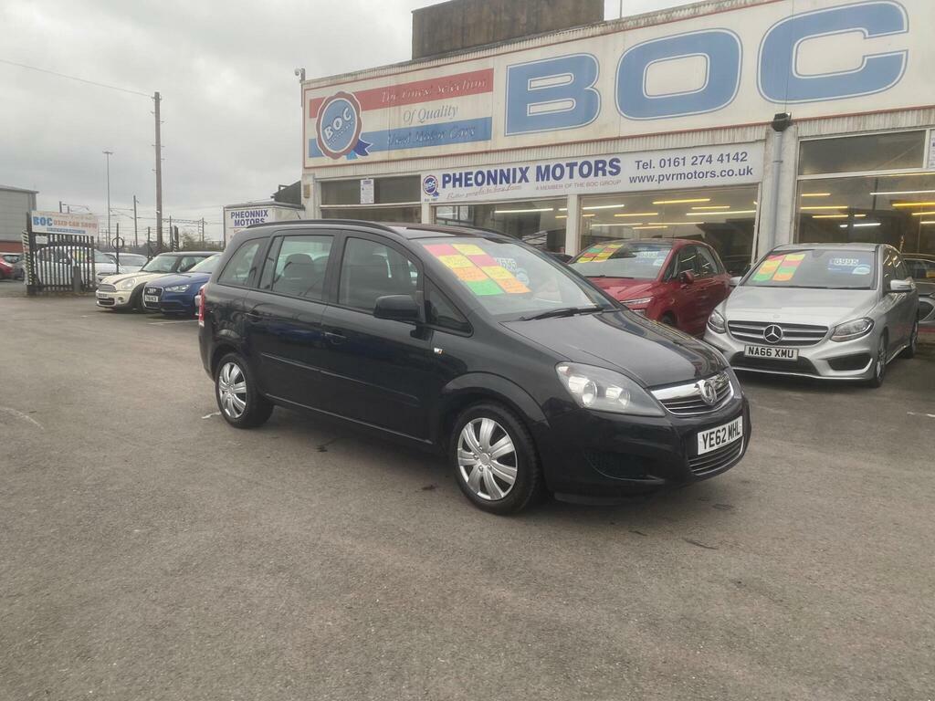 Vauxhall Zafira 1.6 16V Exclusiv Euro 5 Black #5