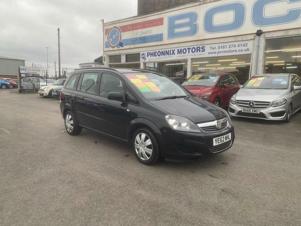 Vauxhall Zafira 1.6 16V Exclusiv Euro 5 Black