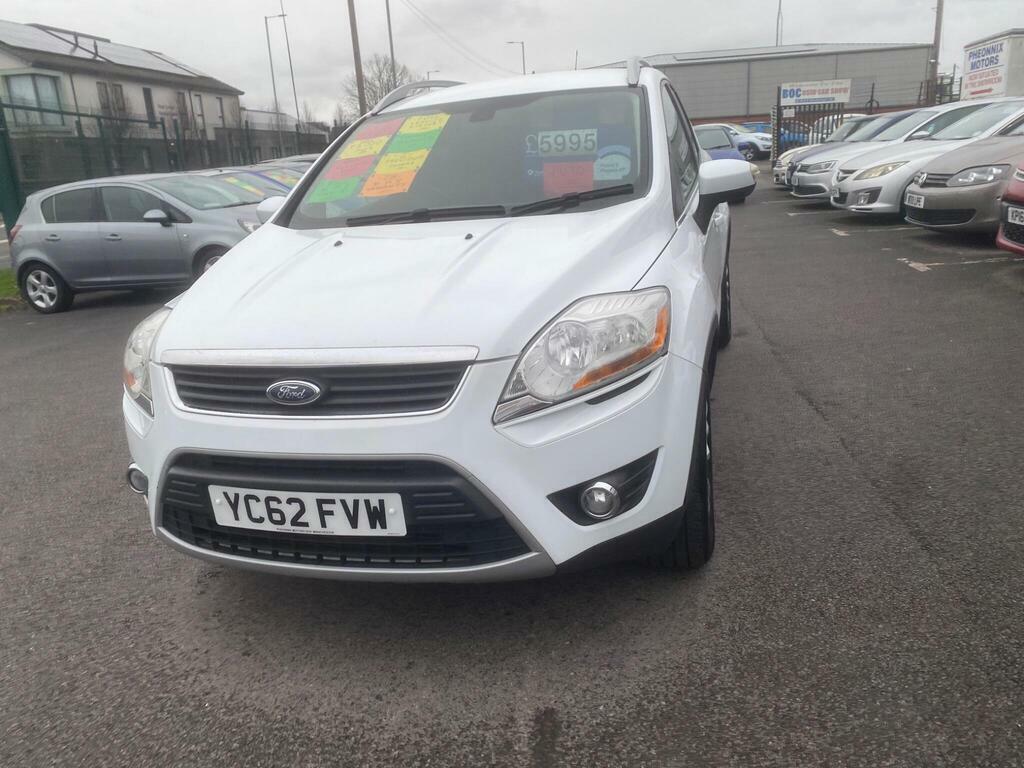 Ford Kuga 2.0 Tdci Titanium Powershift Awd Euro 5 White #2