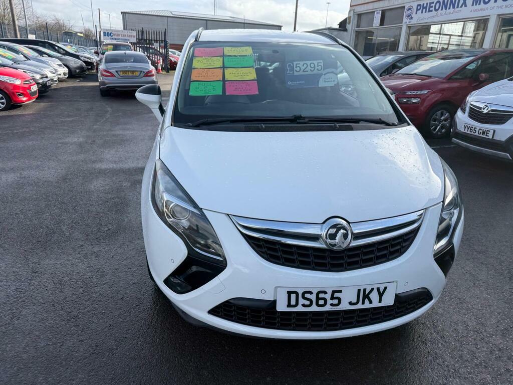Vauxhall Zafira Tourer 1.4I Turbo Exclusiv Euro 6 DS65JKY White #2