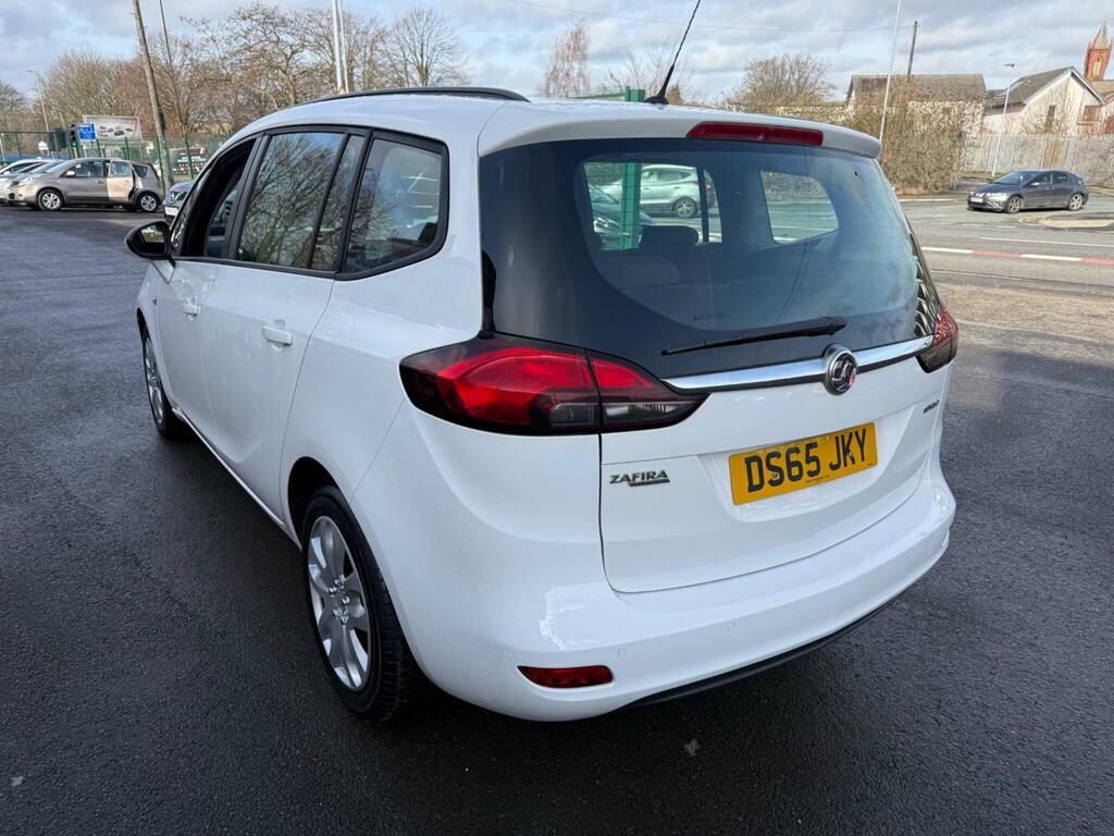 Vauxhall Zafira Tourer 1.4I Turbo Exclusiv Euro 6 DS65JKY White #6