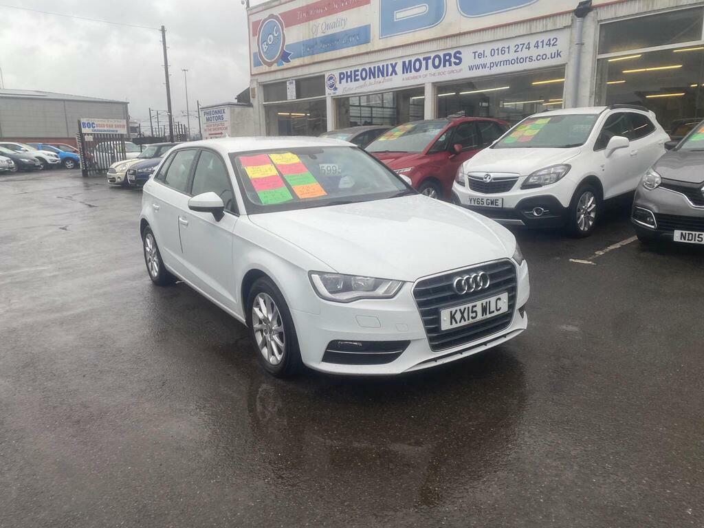 Audi A3 1.6 Tdi Se Sportback Euro 6 Ss KX15WLC White #4
