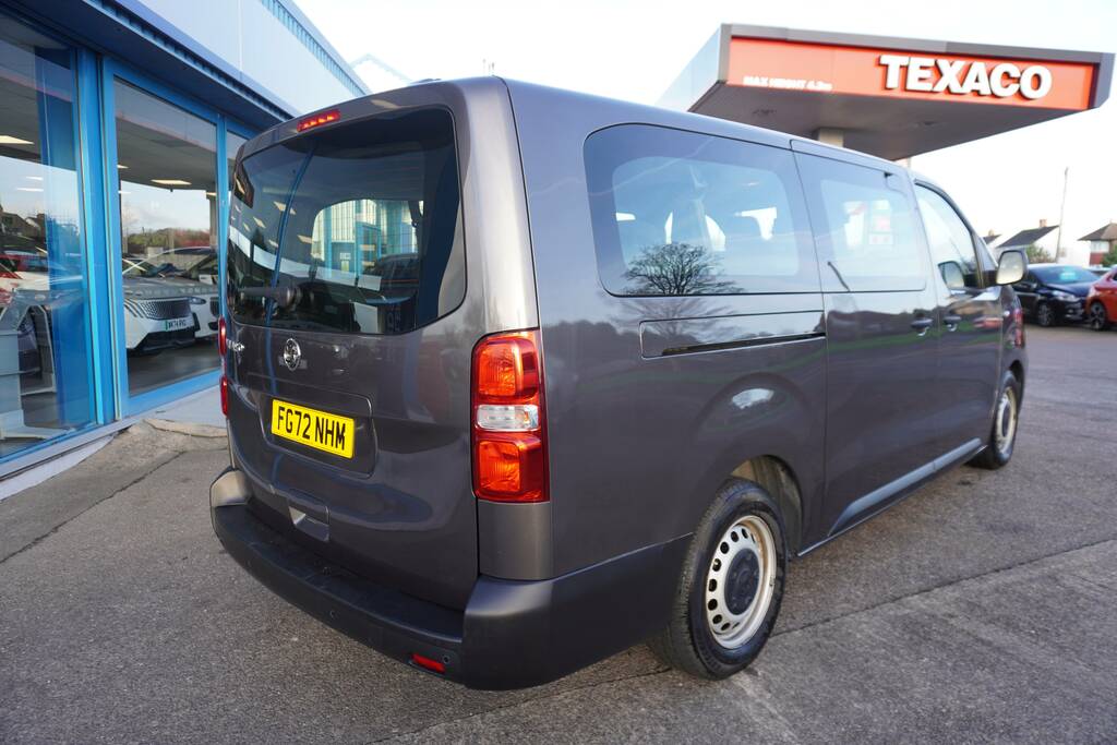 Vauxhall Vivaro 1.5 Turbo D Edition L Lwb Euro 6 Ss 9 Seat FG72NHM Grey #3