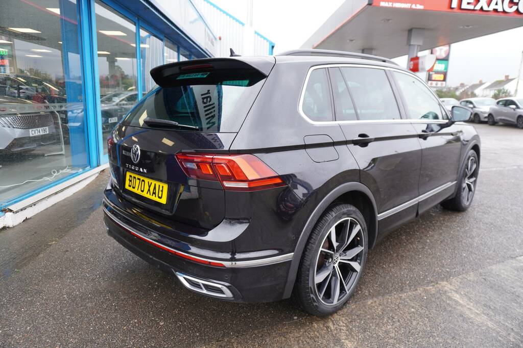 Volkswagen Tiguan 1.5 Tsi R-line Dsg Euro 6 Ss BD70XAU Black #3
