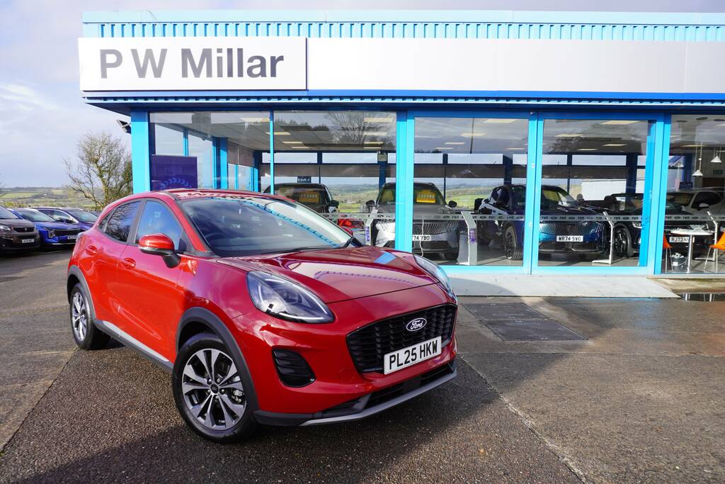 Ford Puma 1.0T Ecoboost Mhev Titanium Euro 6 Ss Red