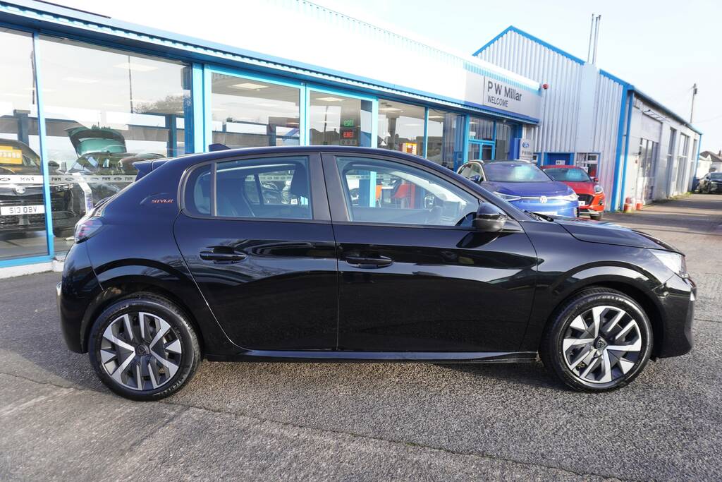 Peugeot 208 1.2 Puretech Style Euro 6 Ss WK75ZWW Black #2