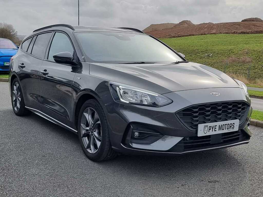 Ford Focus 1.0T Ecoboost St-line Estate Eur PO22SKJ Grey #2