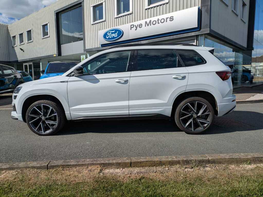 Skoda Karoq 1.5 Tsi Act Sportline Suv Dsg Euro 6 S PF23EDJ White #4