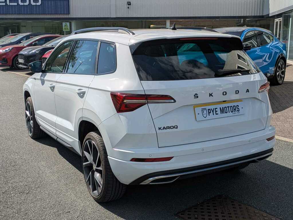 Skoda Karoq 1.5 Tsi Act Sportline Suv Dsg Euro 6 S PF23EDJ White #5