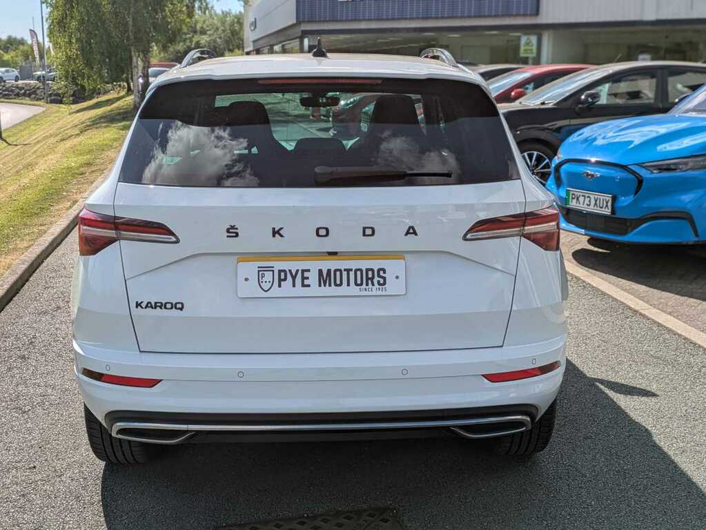 Skoda Karoq 1.5 Tsi Act Sportline Suv Dsg Euro 6 S PF23EDJ White #6