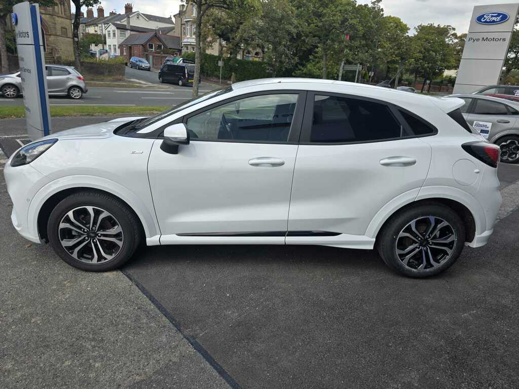 Ford Puma 1.0T Ecoboost Mhev St-line Suv Hybrid M PO22RYU White #4