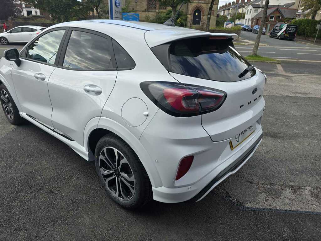 Ford Puma 1.0T Ecoboost Mhev St-line Suv Hybrid M PO22RYU White #5