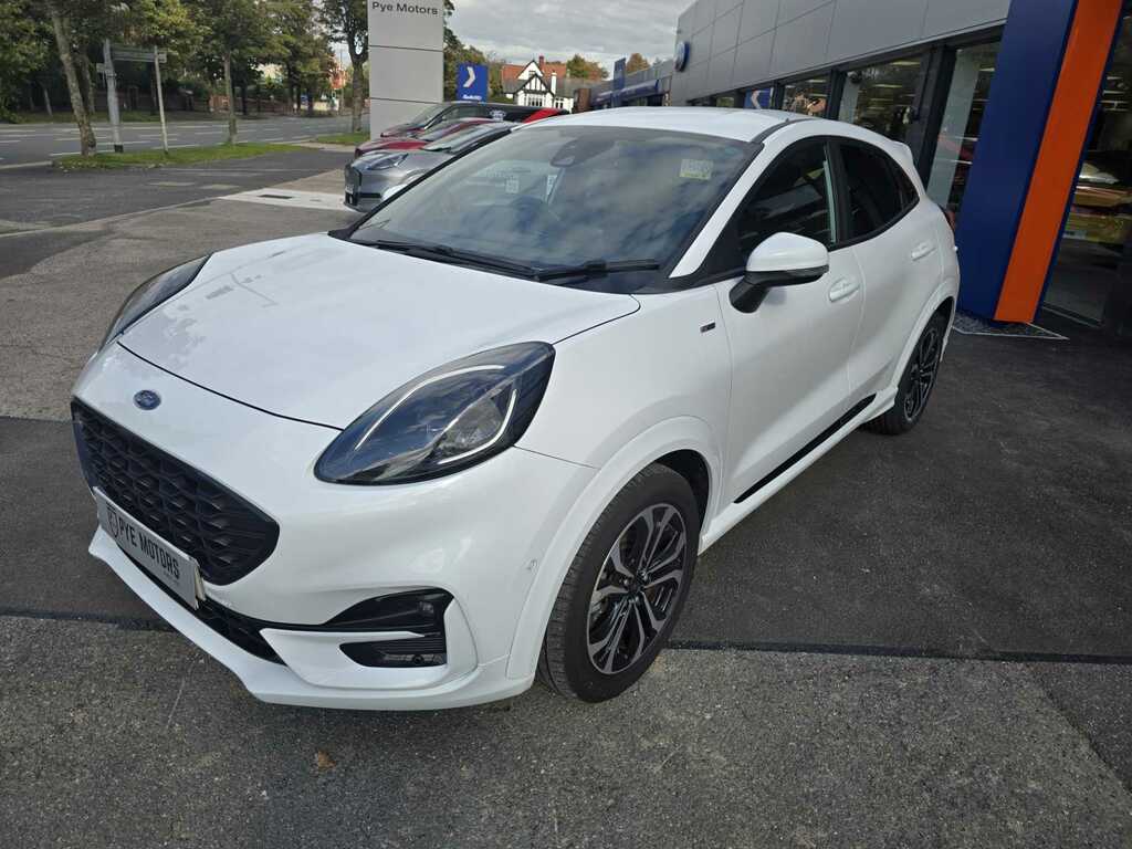 Ford Puma 1.0T Ecoboost Mhev St-line Suv Hybrid M PO22RYU White #3