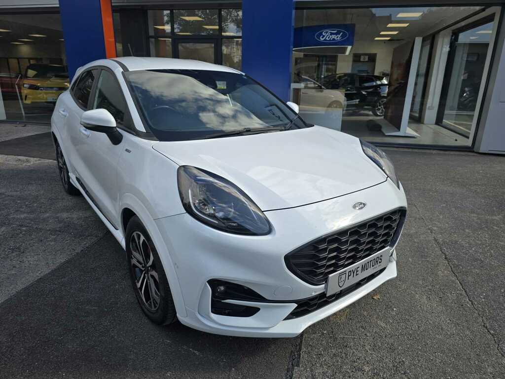 Ford Puma 1.0T Ecoboost Mhev St-line Suv Hybrid M White