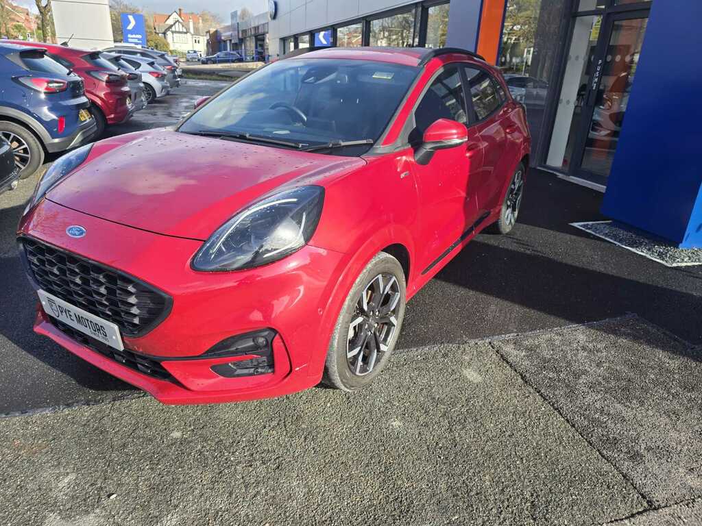 Ford Puma 1.0T Ecoboost Mhev St-line X Suv Hybrid PO73SWZ Red #3