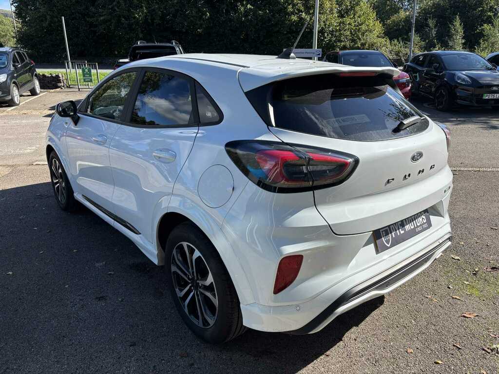 Ford Puma 1.0T Ecoboost Mhev St-line Suv Hybrid M PK23RKZ White #5