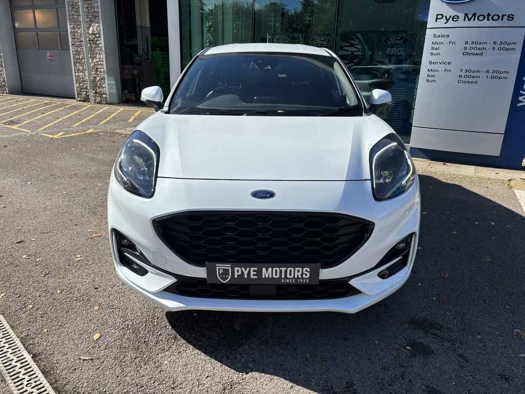 Ford Puma 1.0T Ecoboost Mhev St-line Suv Hybrid M PK23RKZ White #2