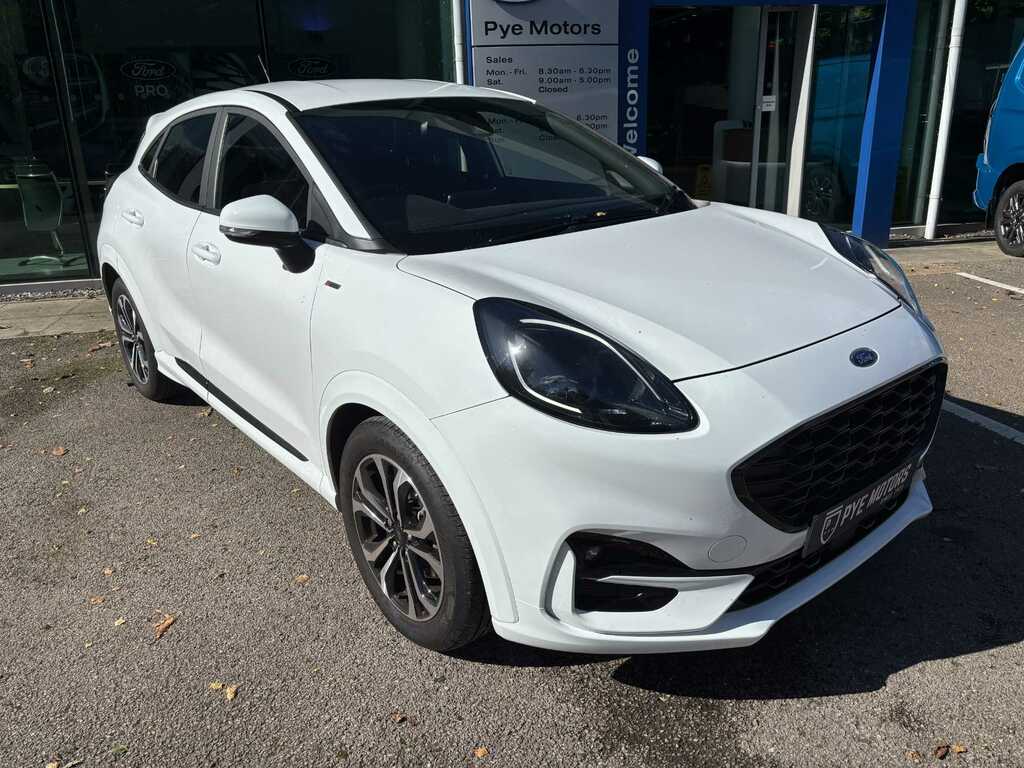 Ford Puma 1.0T Ecoboost Mhev St-line Suv Hybrid M White