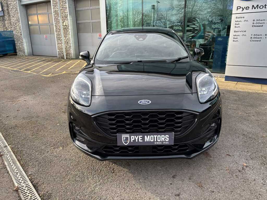 Ford Puma 1.0T Ecoboost Mhev St-line X Suv Hybrid PJ73OKM Black #2