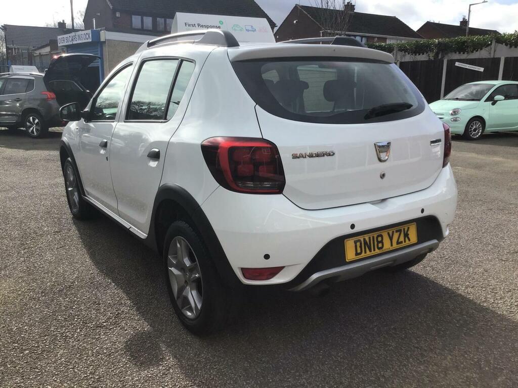 Dacia Sandero Stepway Hatchback 0.9 Tce Laureate Euro 6 Ss 2018 DN18YZK White #4