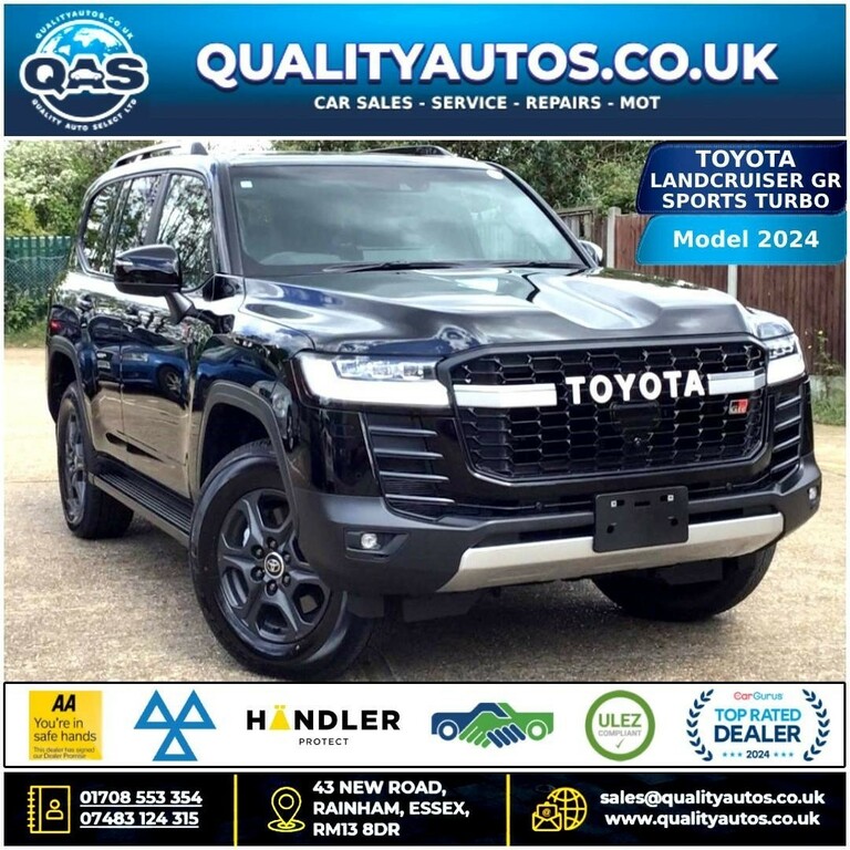 Toyota Land Cruiser Toyota Landcruiser Gr Sports Turbo New 2473 Black