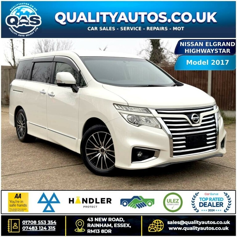 Nissan Elgrand Nissan Elgrand Highwaystar 2.5 67-17 U White