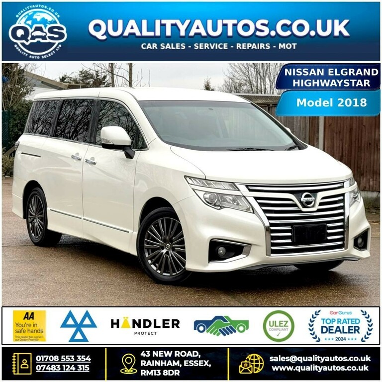 Nissan Elgrand Nissan Elgrand Highwaystar 2.5 18-18 U White