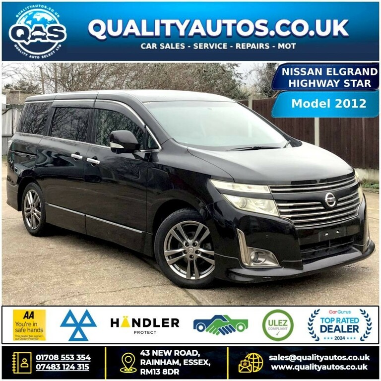 Nissan Elgrand Nissan Elgrand Highway Star 2.5 12-12 Black