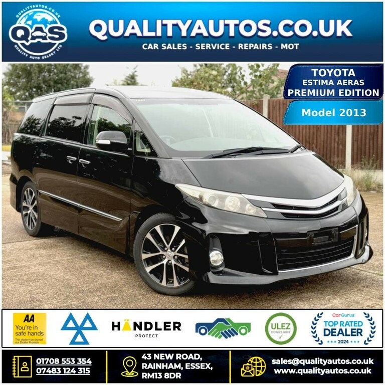 Toyota Estima Toyota Estima Aeras Premium Edition 2.4L Ulez Black