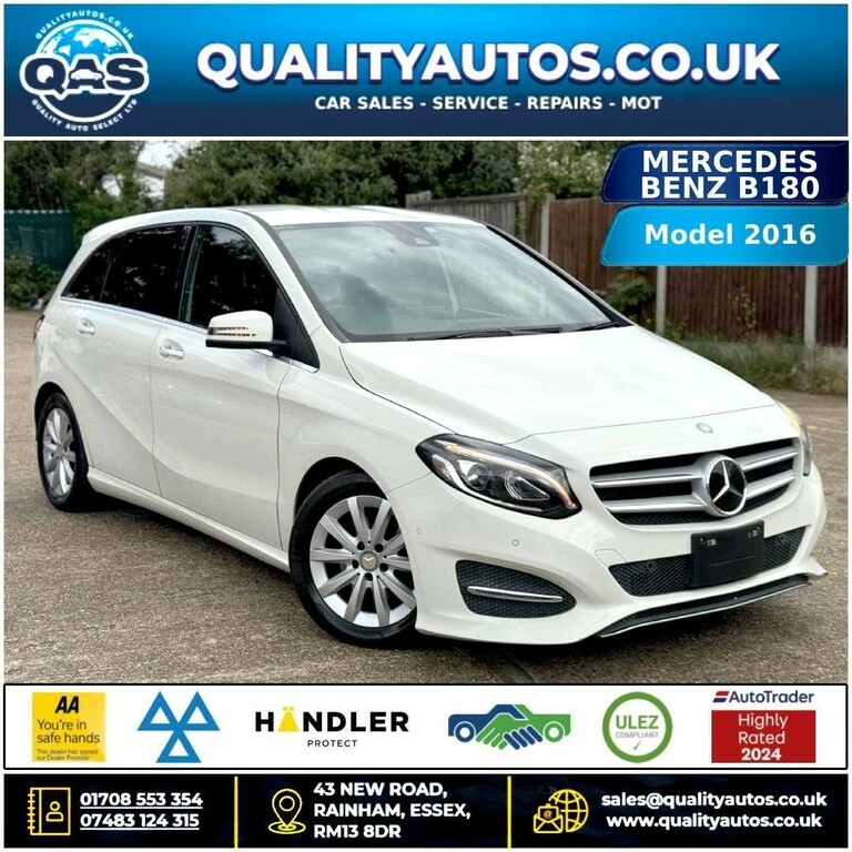 Mercedes-Benz B Class Mercedes-benz B180 Blue Eff Sport 1.6L White