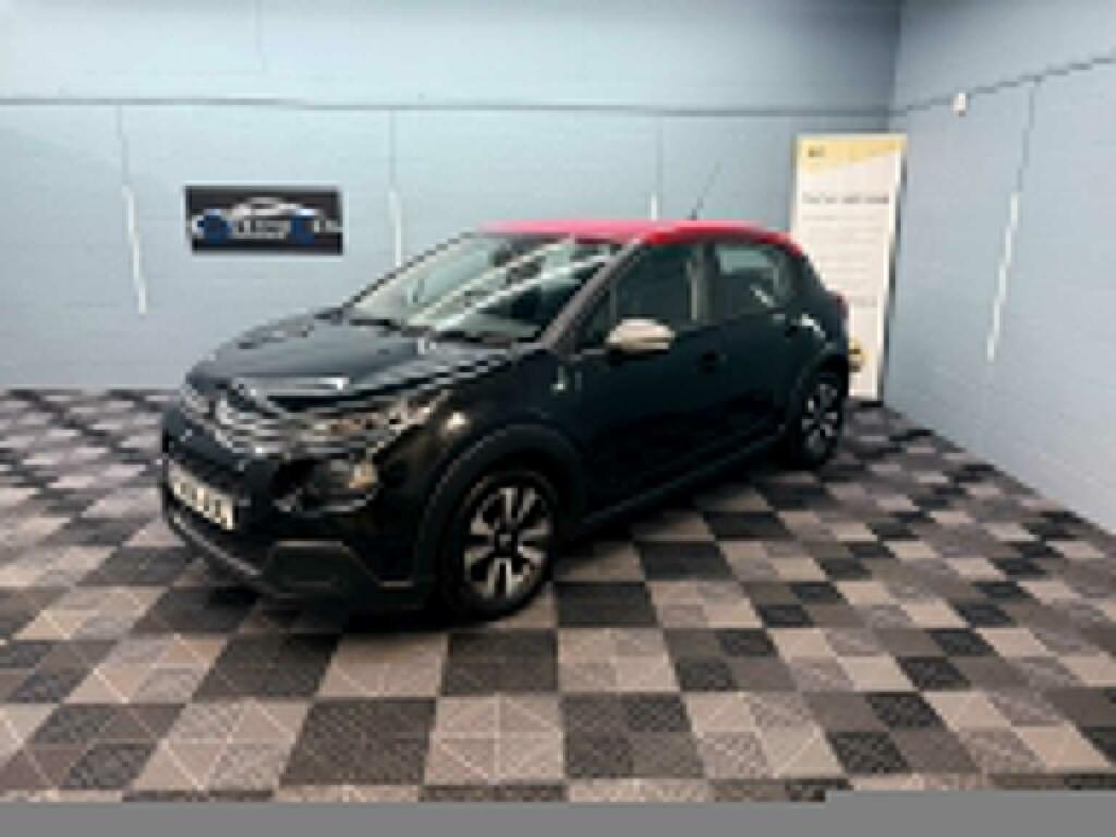Citroen C3 1.2 Puretech Feel Euro 6 YW66AUE Black #4