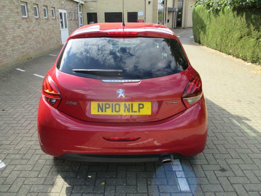 Peugeot 208 1.2 Puretech Gt Line Euro 6 S S NP10NLP Red #4