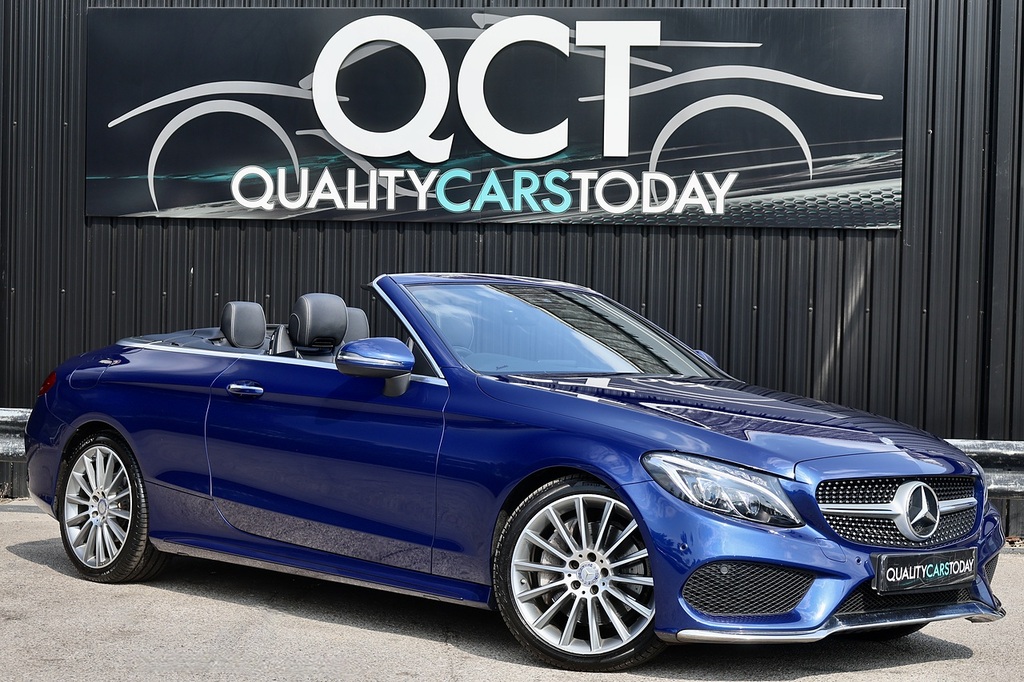 Mercedes-Benz C Class C250d Amg Line Convertible Blue