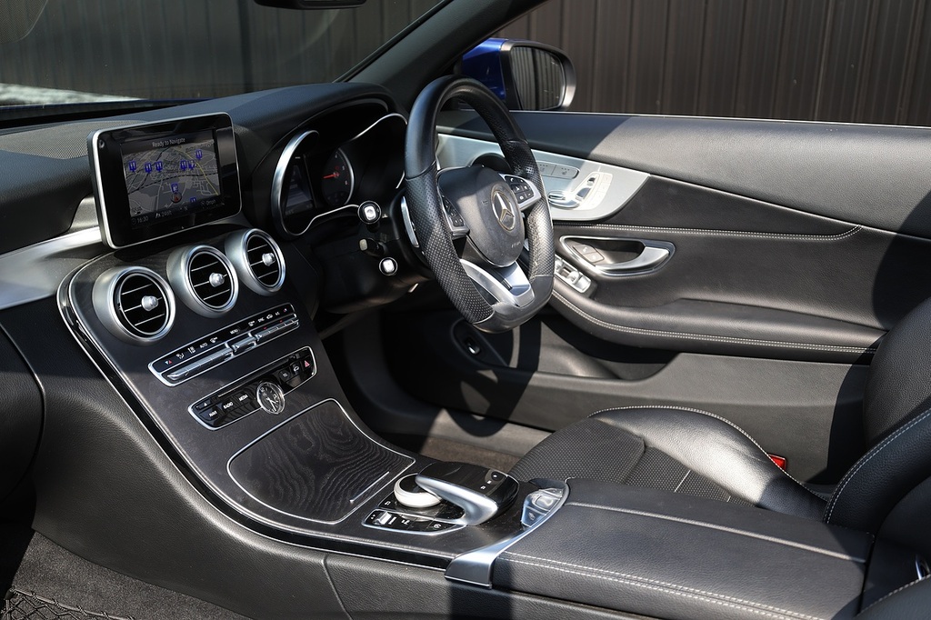 Mercedes-Benz C Class C250d Amg Line Convertible FM66YWY Blue #6