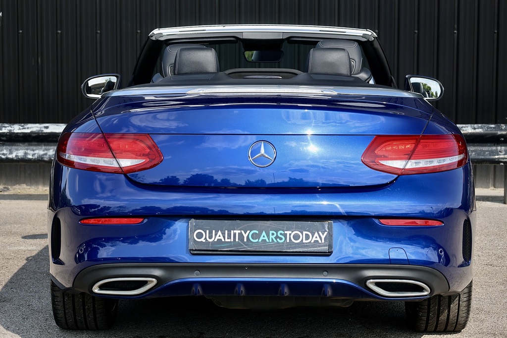 Mercedes-Benz C Class C250d Amg Line Convertible FM66YWY Blue #5