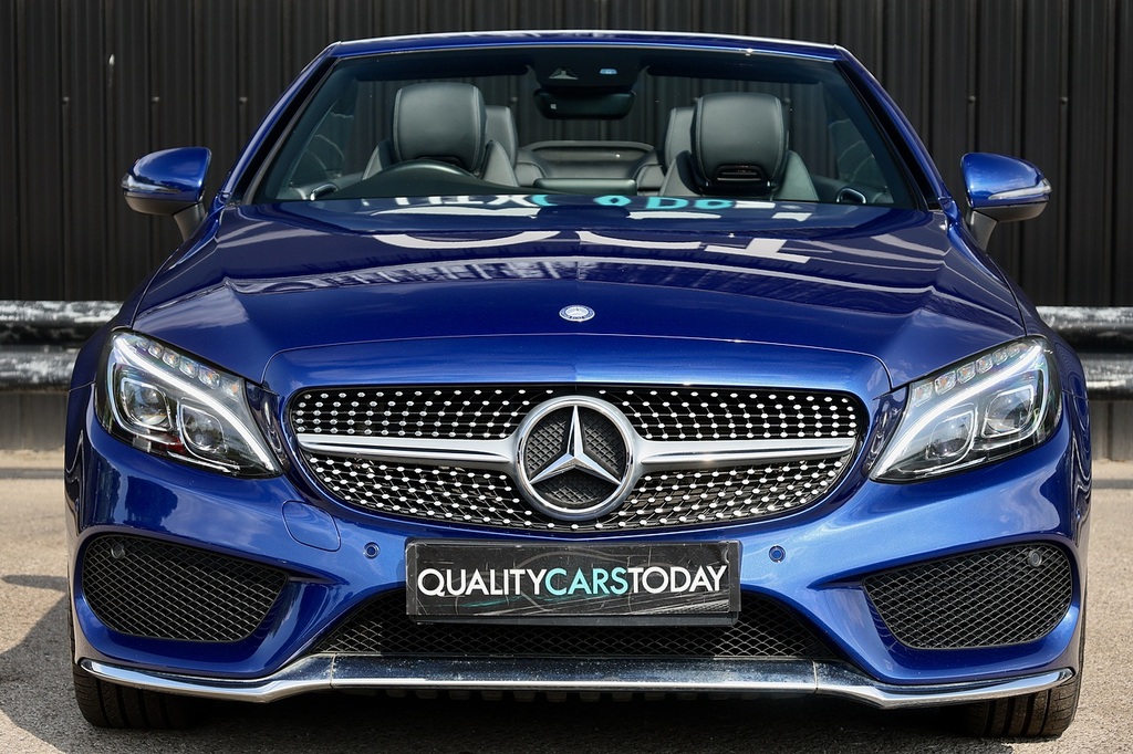 Mercedes-Benz C Class C250d Amg Line Convertible FM66YWY Blue #4