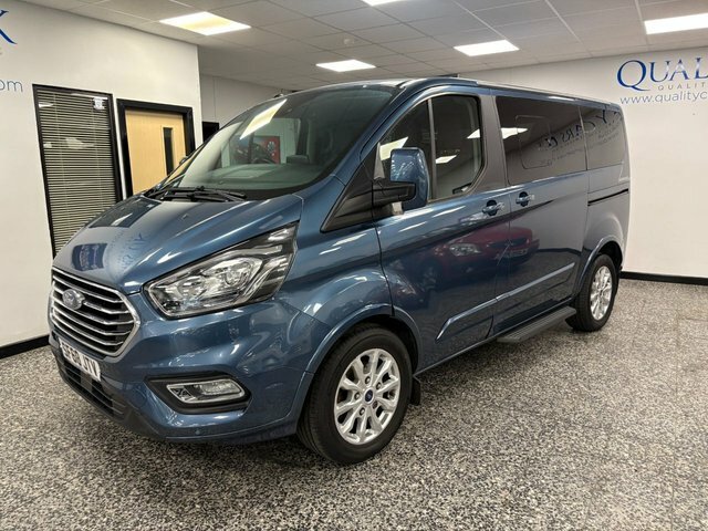 Ford Tourneo Custom 2.0 310 Ecoblue Titanium Minibus Double Cab Di Blue