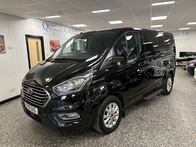 Ford Tourneo Custom 2.0 320 Ecoblue Titanium Minibus Double Cab Di SF19OXS Black #6