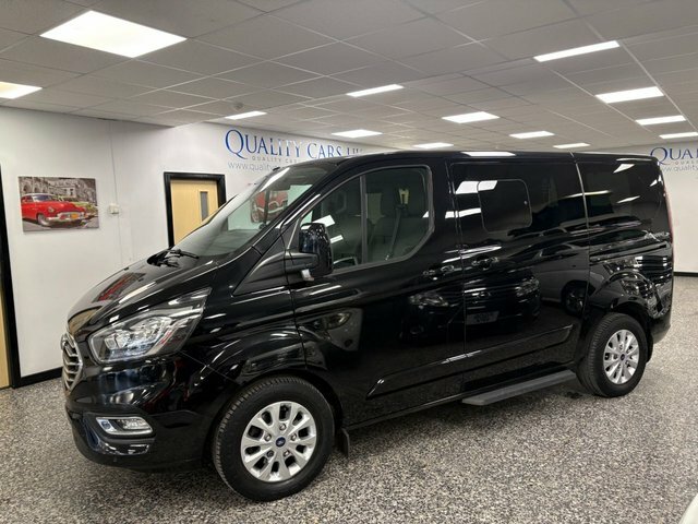 Ford Tourneo Custom 2.0 320 Ecoblue Titanium Minibus Double Cab Di SF19OXS Black #5