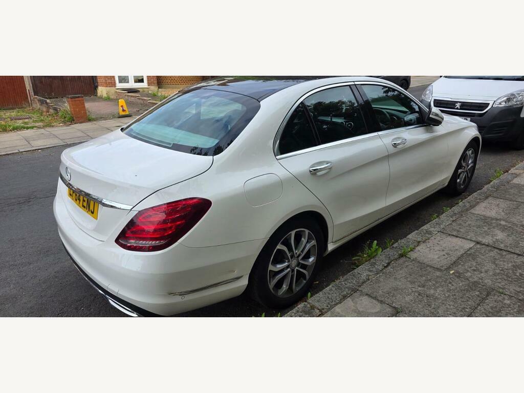 Mercedes-Benz C Class 2.0 C200 Sport 7G-tronic Euro 6 S S White #6