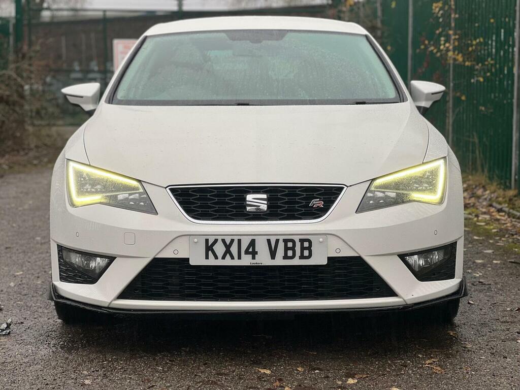 Seat Leon 2.0 Tdi Cr Fr Euro 5 Ss 201414 KX14VBB White #4