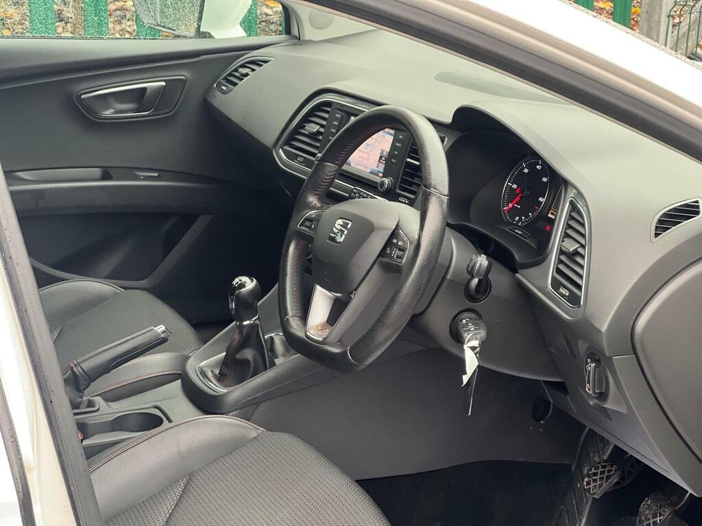 Seat Leon 2.0 Tdi Cr Fr Euro 5 Ss 201414 KX14VBB White #3