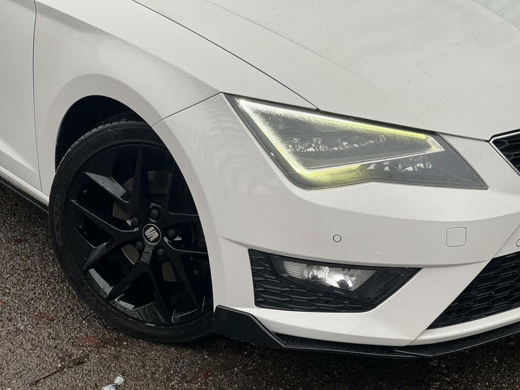 Seat Leon 2.0 Tdi Cr Fr Euro 5 Ss 201414 KX14VBB White #2
