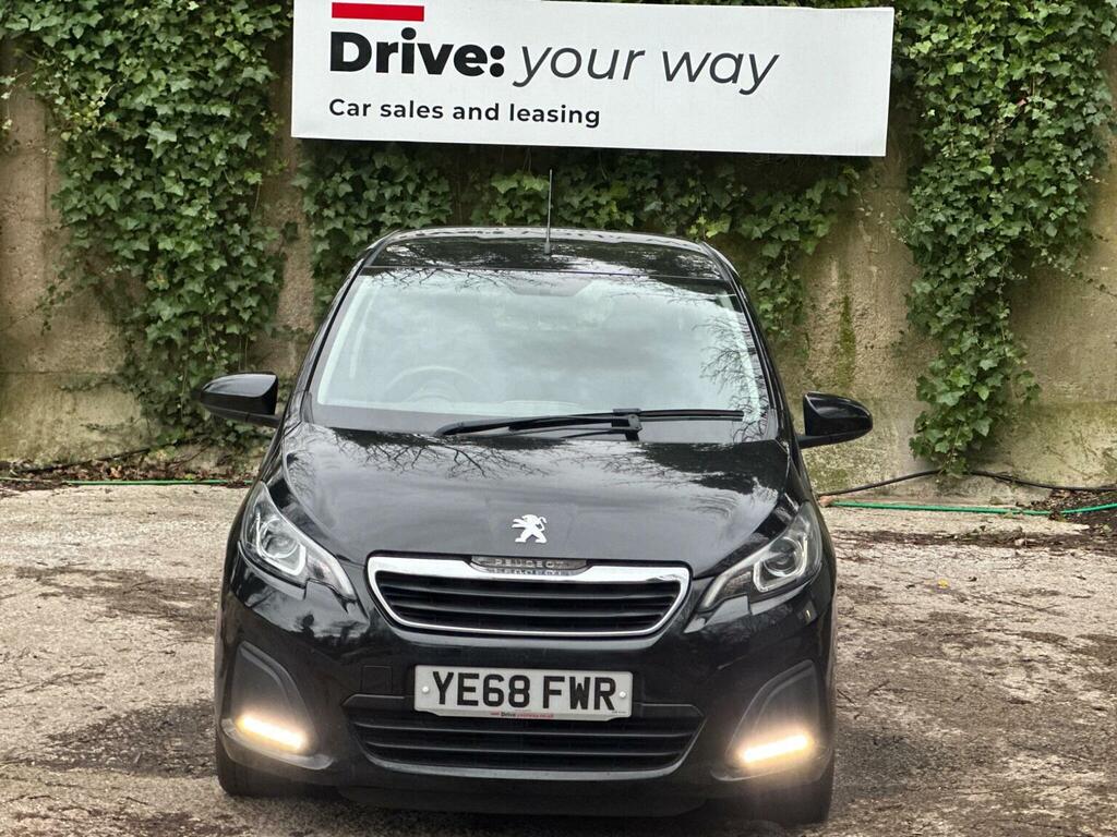 Peugeot 108 Hatchback 1.0 Active Euro 6 201868 YE68FWR Black #2
