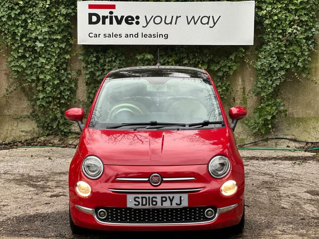 Fiat 500 Hatchback 1.2 Lounge Euro 6 Ss 201616 SD16PYJ Red #2