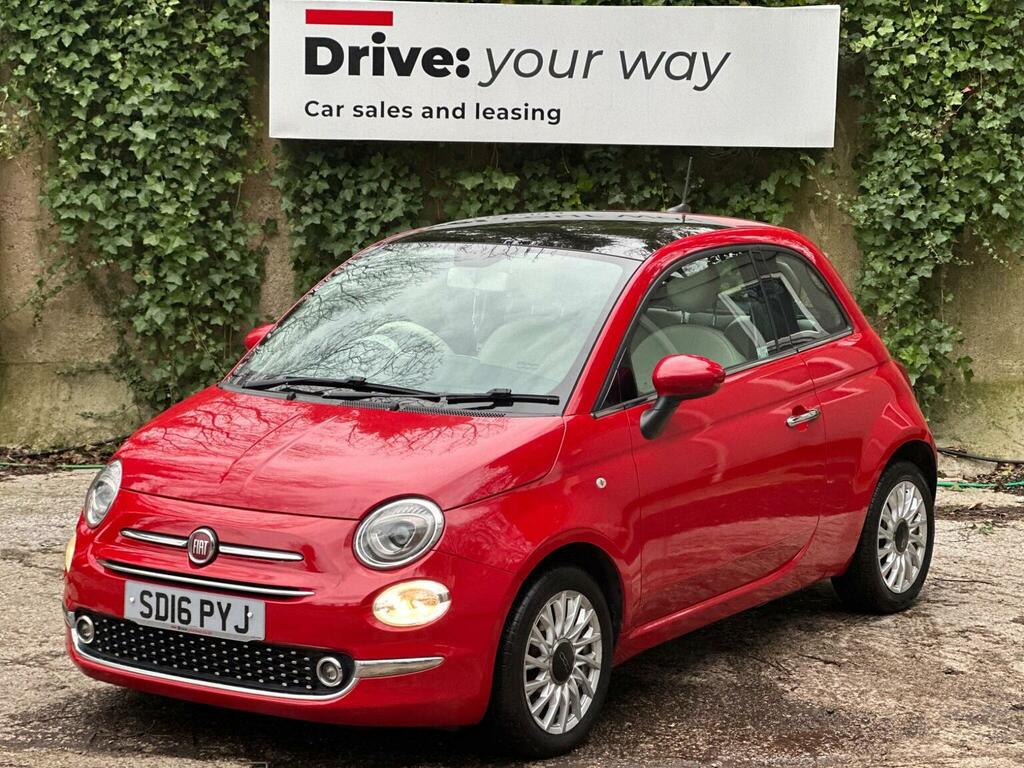 Fiat 500 Hatchback 1.2 Lounge Euro 6 Ss 201616 SD16PYJ Red #3