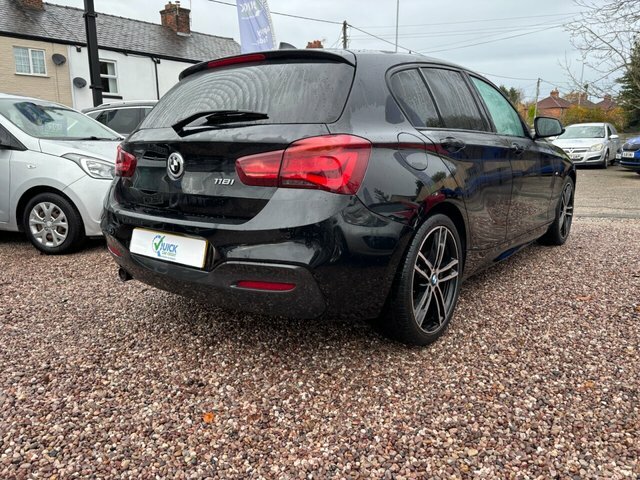BMW 1 Series 1.5 118I Gpf M Sport Shadow Edition Hatchback YF19KUX Black #2