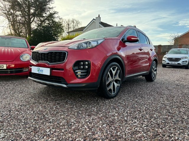 Kia Sportage 1.7 Crdi Gt-line Suv Euro 6 S S YD18EOG Red #5